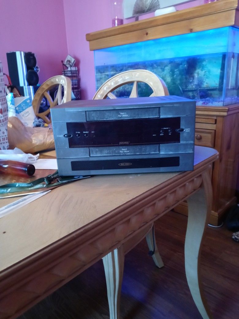 VHS Dual Player Recorder