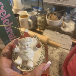 Vintage Christmas ornaments by Lennox