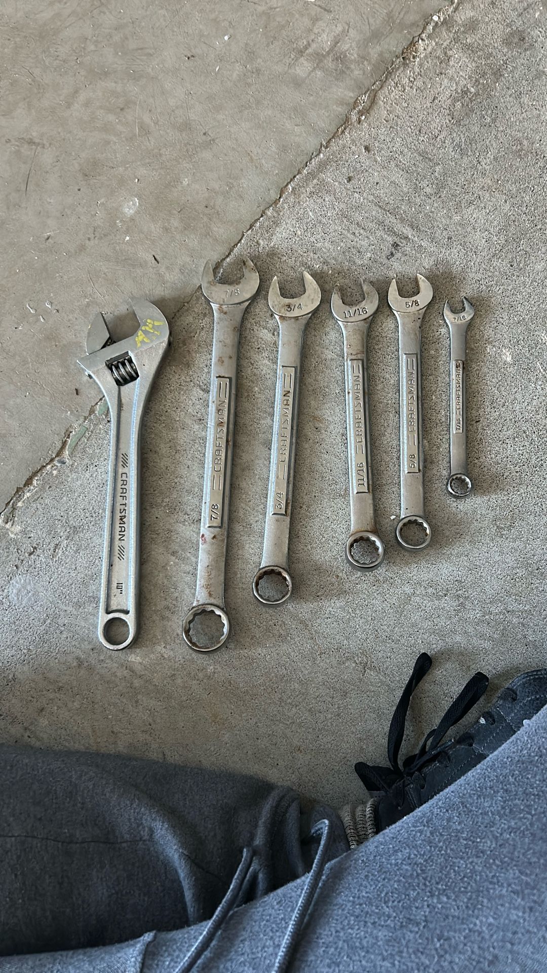 Craftsman’s Wrench Set 