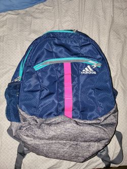 Blue & Gray Adidas Back pack