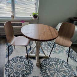 Rustic Wooden Table with chairs