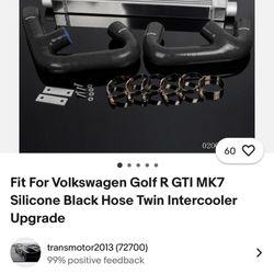 Mk7 Gti/R Dual Intercooler Setup