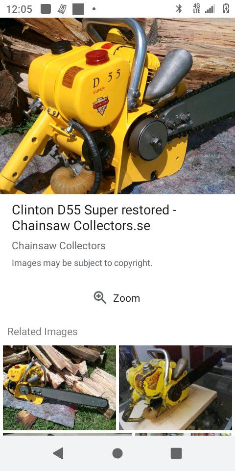 Antique Raching Chainsaw