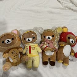 Authentic Riakuma Stuffed Animal Set 