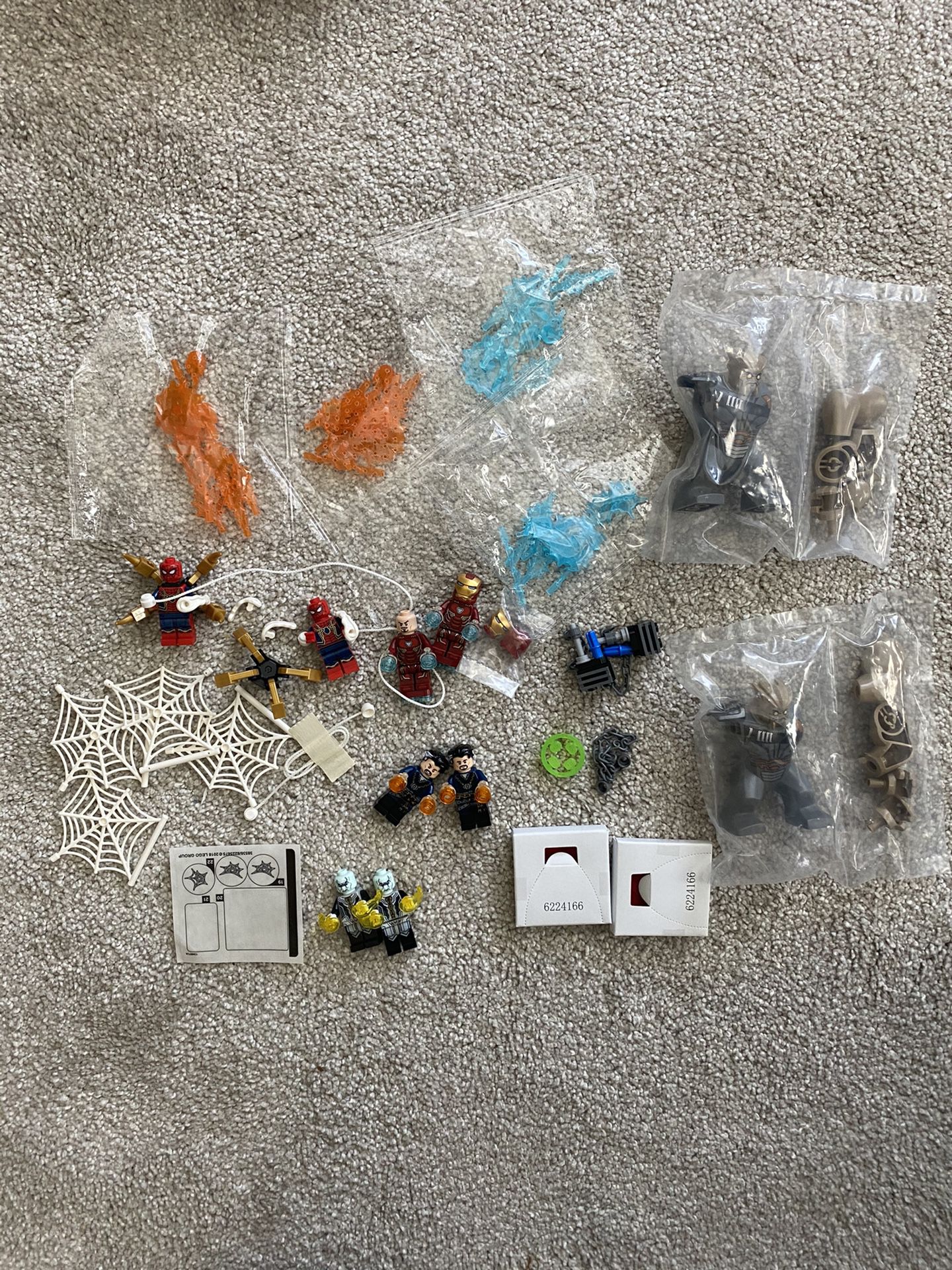 Lego super heroes / new / spiderman / iron man / dr strange and others