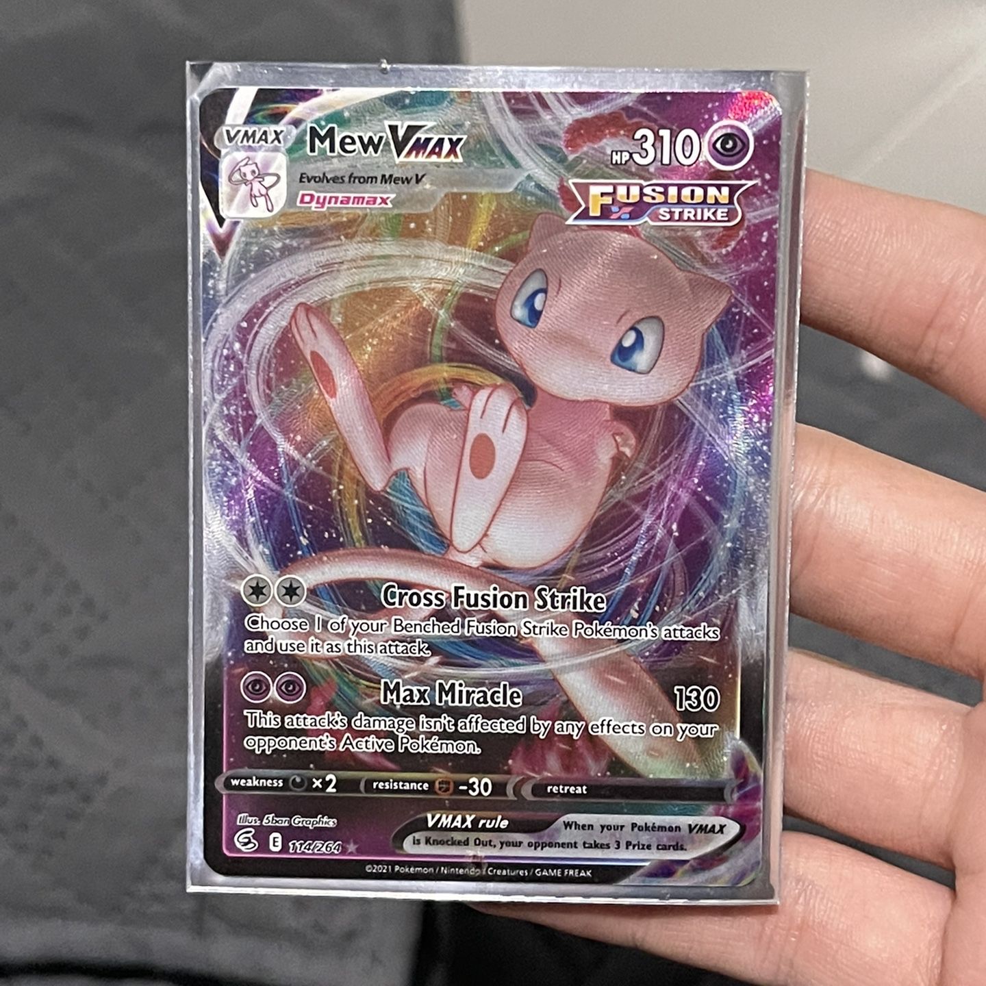 mew vmax pokemon card Fusion Strike for Sale in Aventura, FL Celebrate the legacy of your favorite tabletop game with this Mew VMAX 2022 Pokemon Lost Origin Trainer Gallery Holo #TG30 PSA Authenticated 10 Card Mew VMAX - Fusion Strike