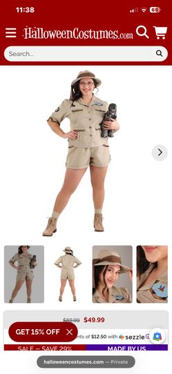 Woman’s Plus Size Paleontologist Costume