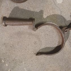 Antique Metal Iron Hand And Legs