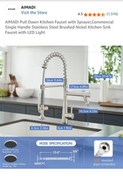 Aimadi Pull Down Kitchen Faucet