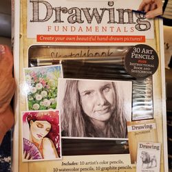 Art Maker Drawing Tablet Withv30 New Pencils, See Details