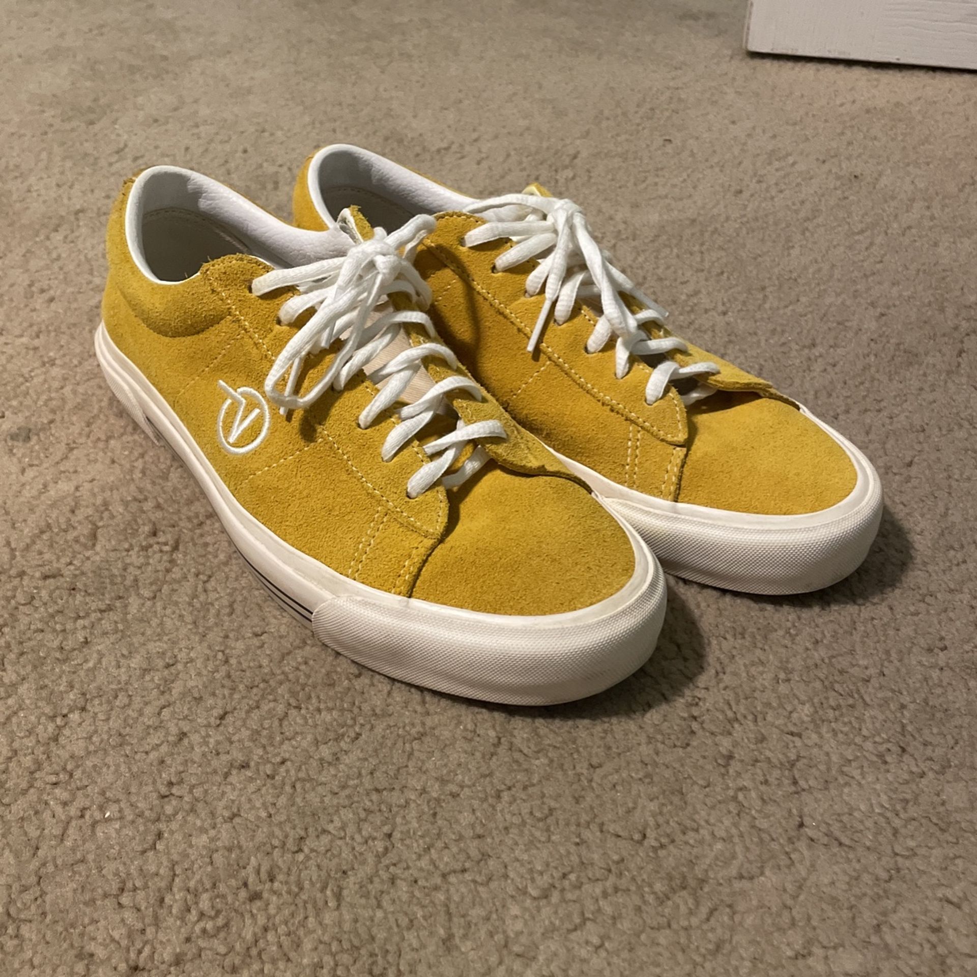 Size 10 Yellow Vans Style Sid Anaheim Factory Collection for