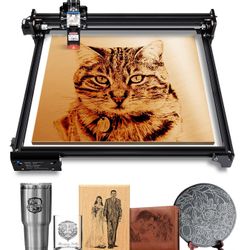 Laser Engraver,40W DIY Laser Engraving Machine with Goggles, 6W Eye Protection Compressed Spot, CNC Laser Engraving Cutting Machine for Metal/Wood, Su