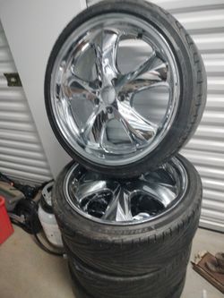 TIRES...20inch TIRES/Rims . Incubus Alloys. Great Condition.