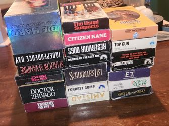 lot of 22 VHS movies