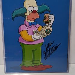 Dan Castellaneta Autographed Simpsons Krusty the Clown Animation Print Collectible
