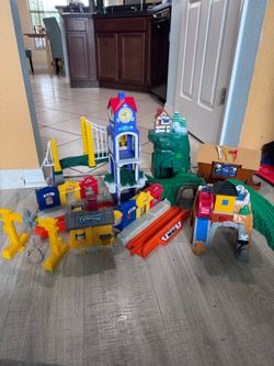 Big lot of GeoTrax Train Tracks and Sets