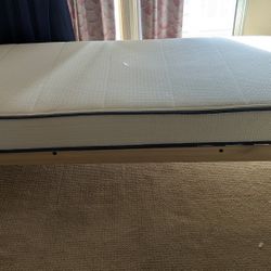 Mattress And Sturdy Frame (Green Organic)