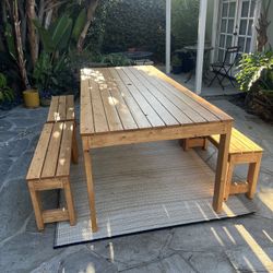 7 Or 8 Ft Outdoor Dining Table - Made To Order