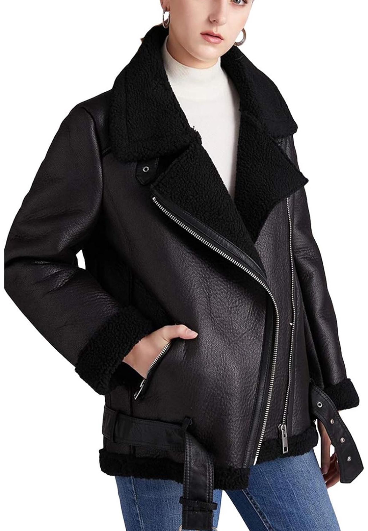Women’s Faux Leather Jacket