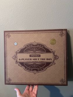 6 Player Shut the Box Board Game