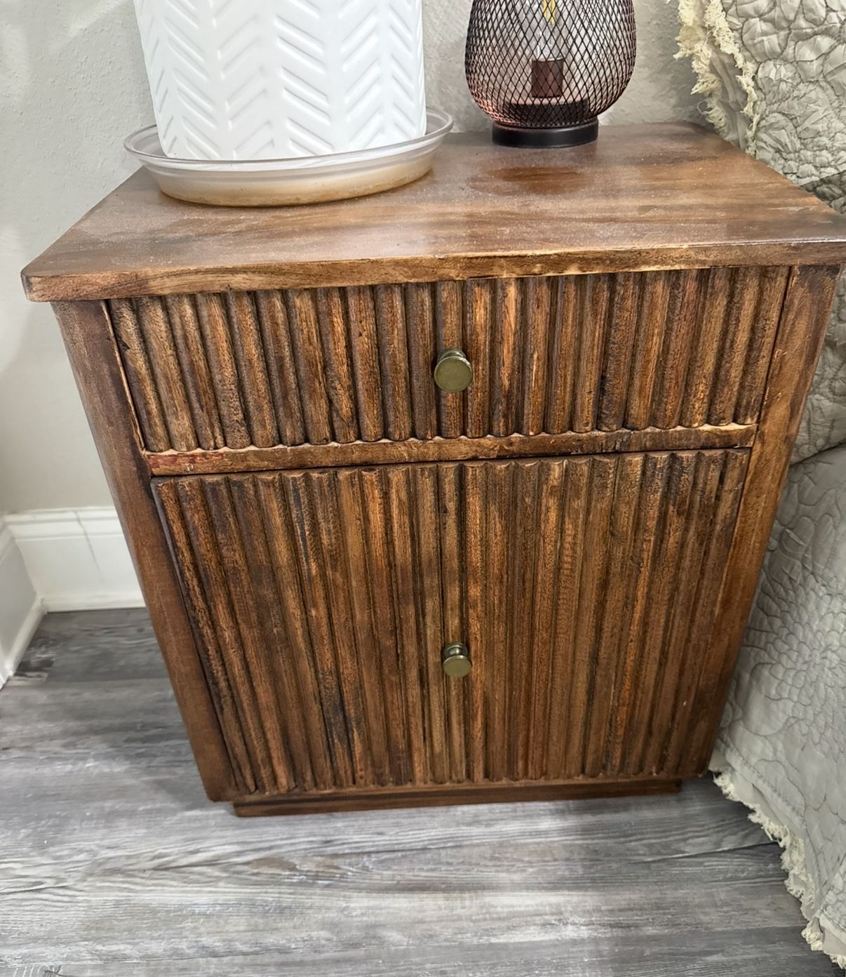 Wood File Cabinet