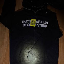 That’s a awful lot of caugh syrup/Red&Black Hoodie