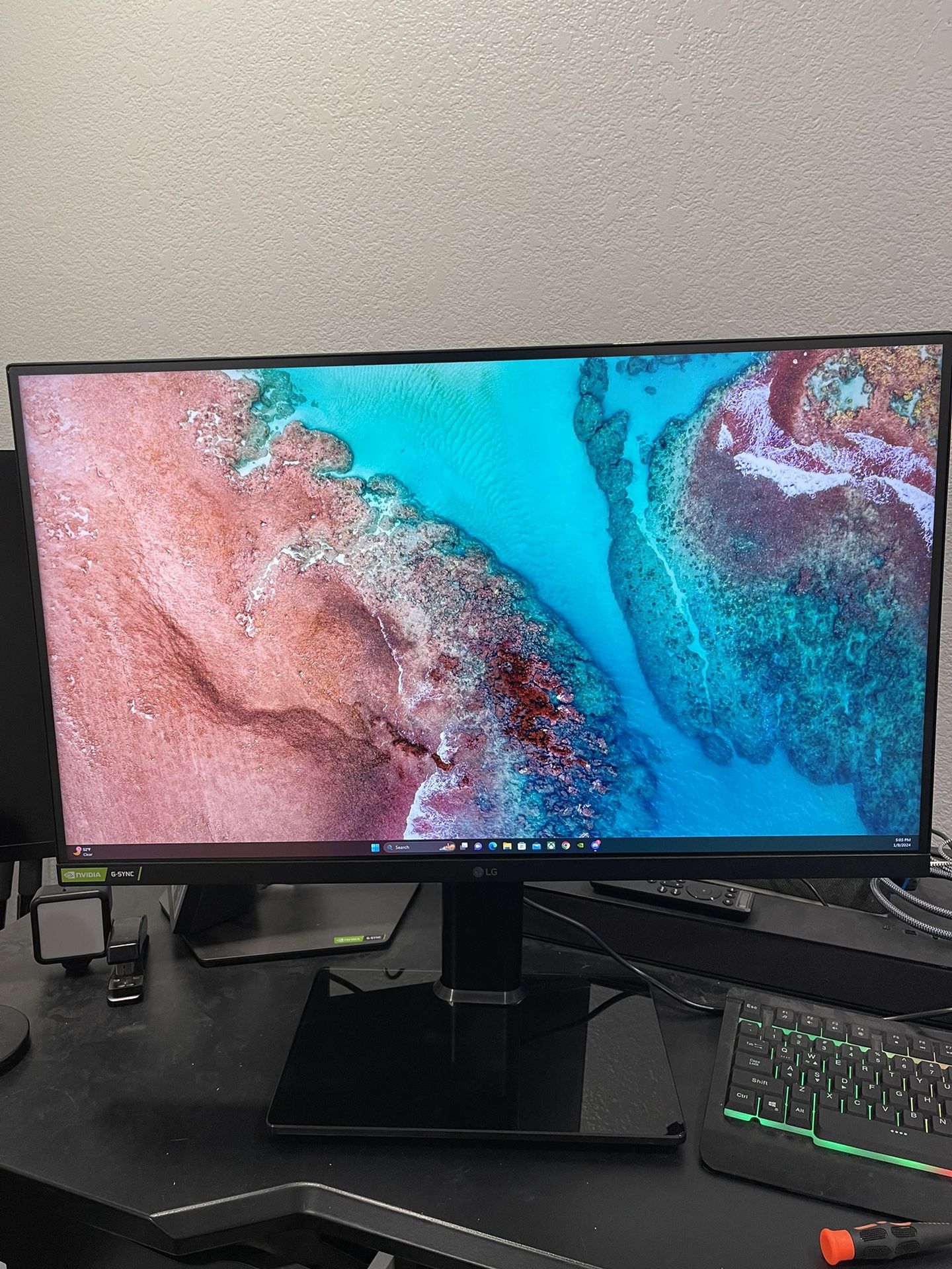 LG 27” Monitor QHD 165Hz 