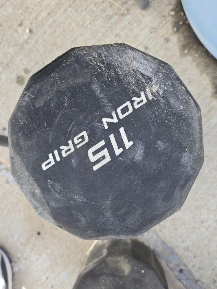 1= 115lb Dumbell