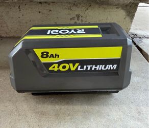 Ryobi 8AH 40V High Capacity Battery 8.0 40-Volt OP40804VNM