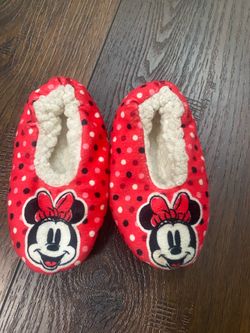 Girls Disney Minnie Mouse slippers size 7/8