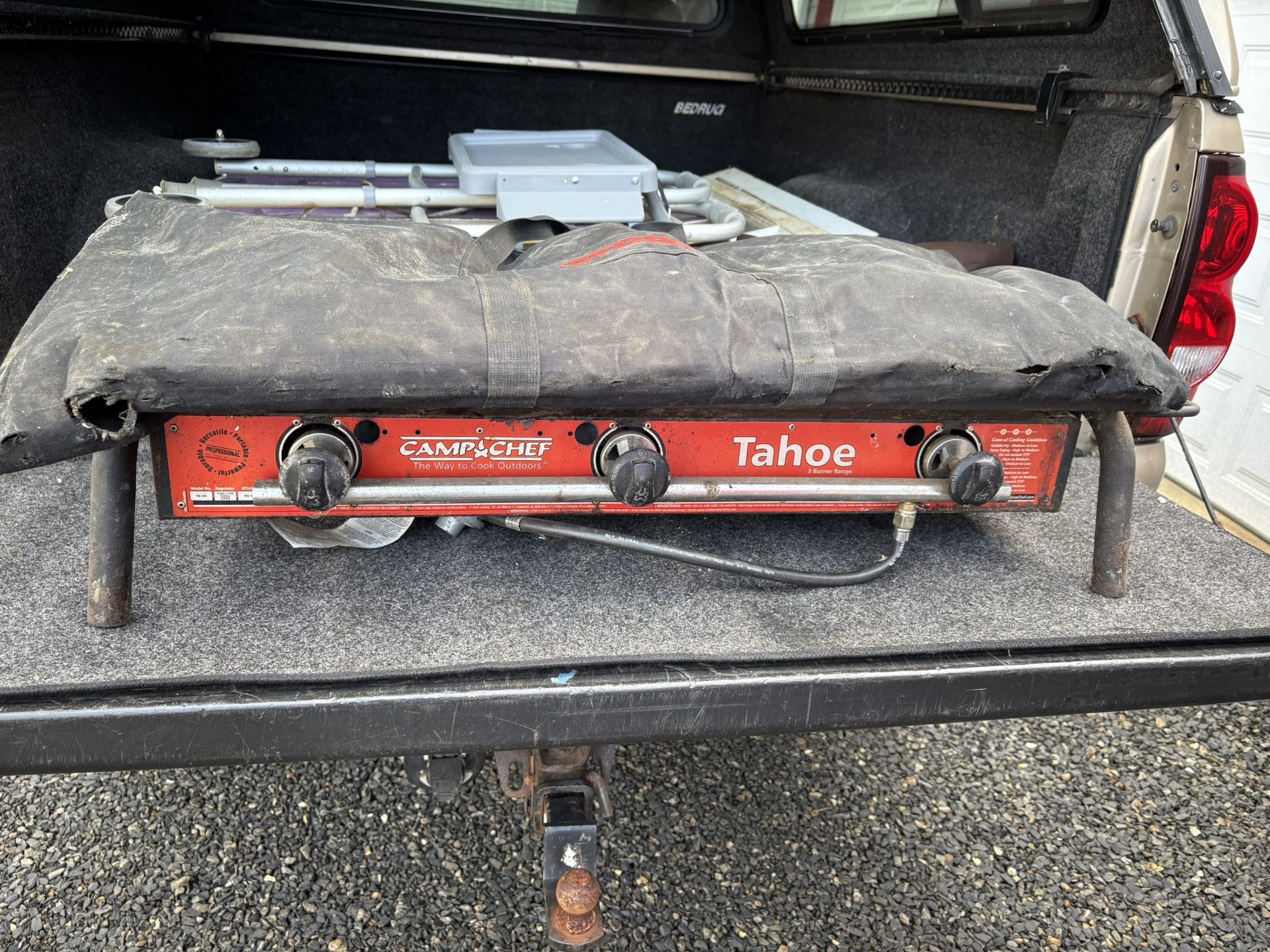 Chief Tahoe Big Camping grill. - ELK CAMP