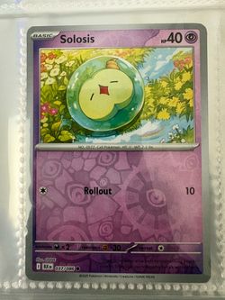 Solosis Pokémon Card 037/086 BLK