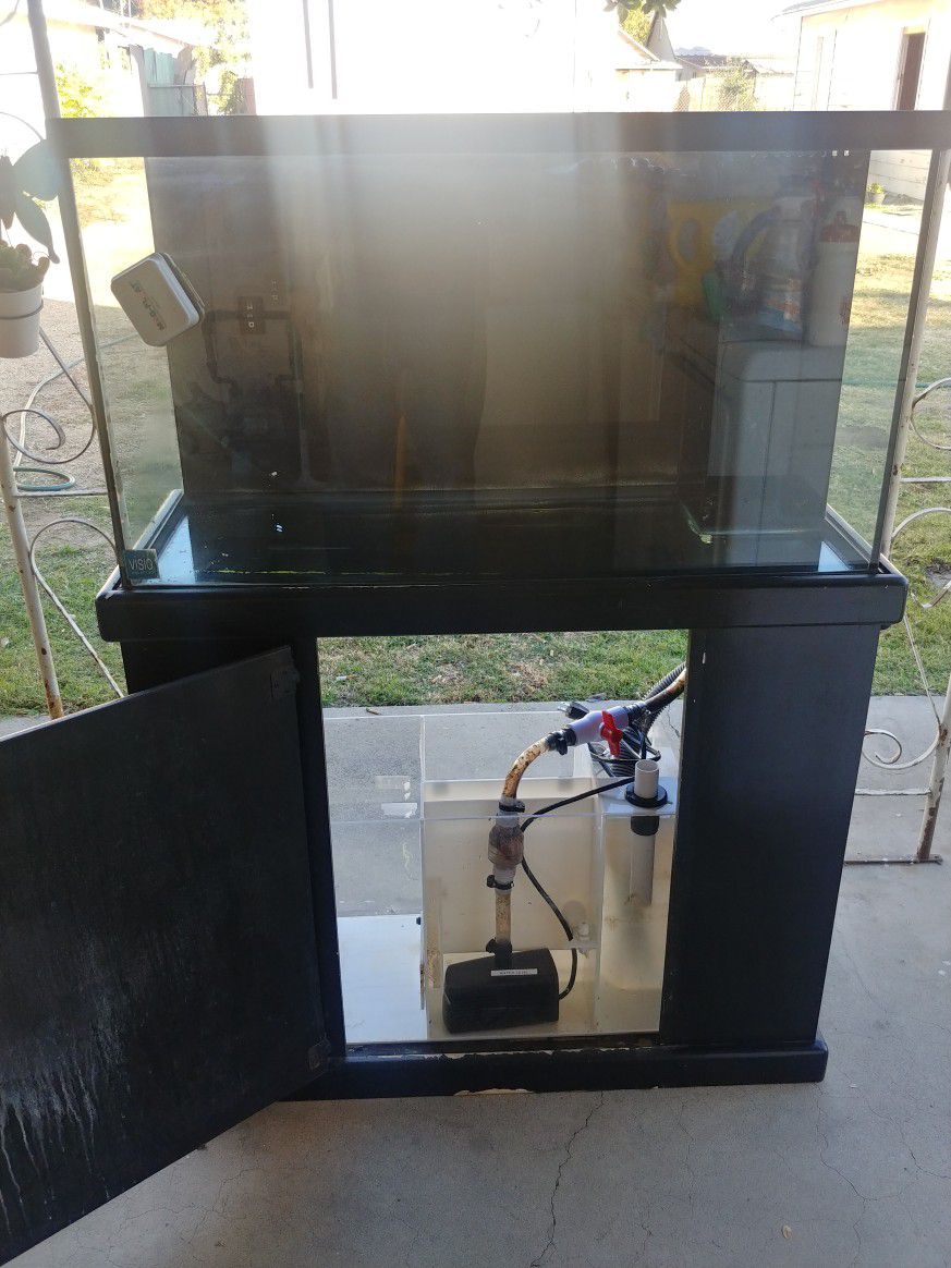 40 Gallon Saltwater Tank With Stand And Sump