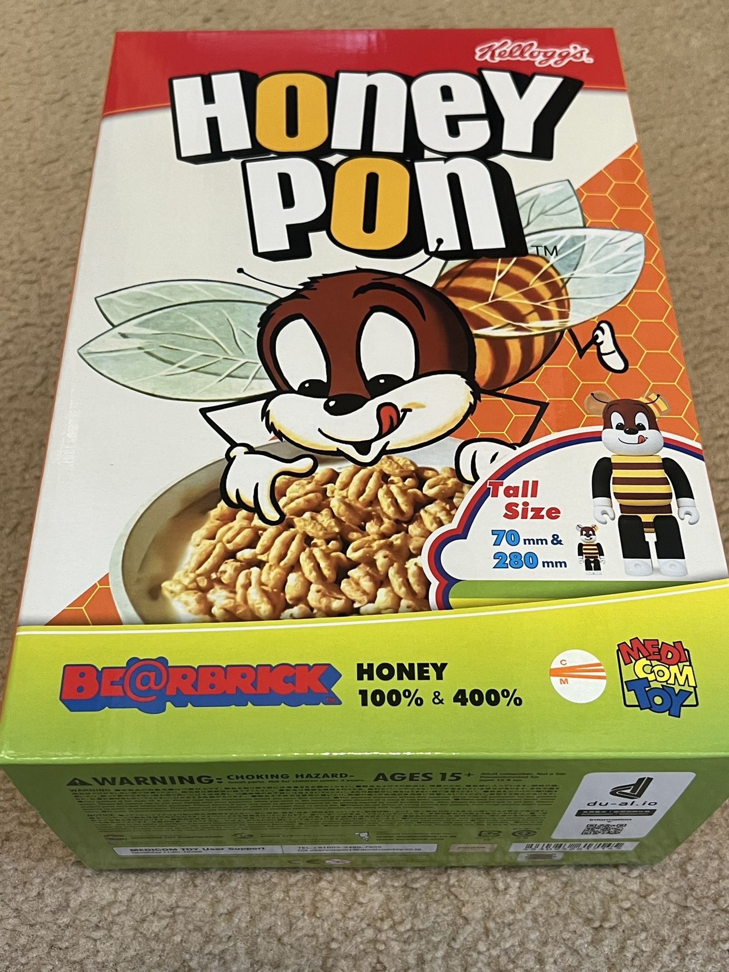 BE@RBRICK HONEY 100% & 400% Figure Bearbrick Medicom Toy New Box Sealed