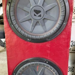 Speaker Box with 2 12” Kickers 