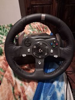 Logitech Xbox steering wheel shifter and pedals