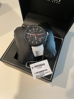Hugo Boss watch, Brand New, Chronograph Velocity White Silicone Strap for  Sale in Irvine, CA - OfferUp