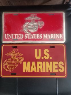 United States Marines License plates