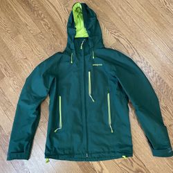 Patagonia MEN's jacket XS , Gore-Tex Waterproof Outdoors Green