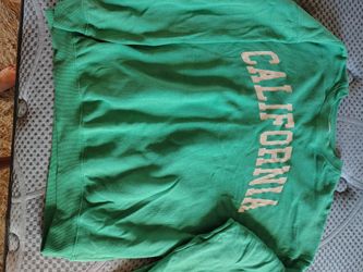 Green California Graphic Sweatshirt