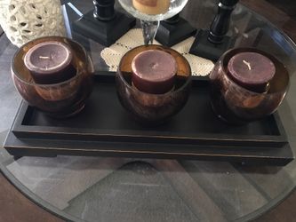 Candle holder set