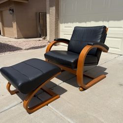 Nelo Lounge Chair and Ottoman, Norway