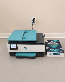 HP OfficeJet Pro 8028 Wireless All-in-One Printer + 6 HP 910/910XL Ink Cartridges + Premium Paper
