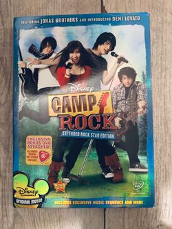 Camp Rock DVD with Demi Lovato & The Jonas Brothers