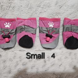 Small Dog Or Puppy Boots Size Small (4) New