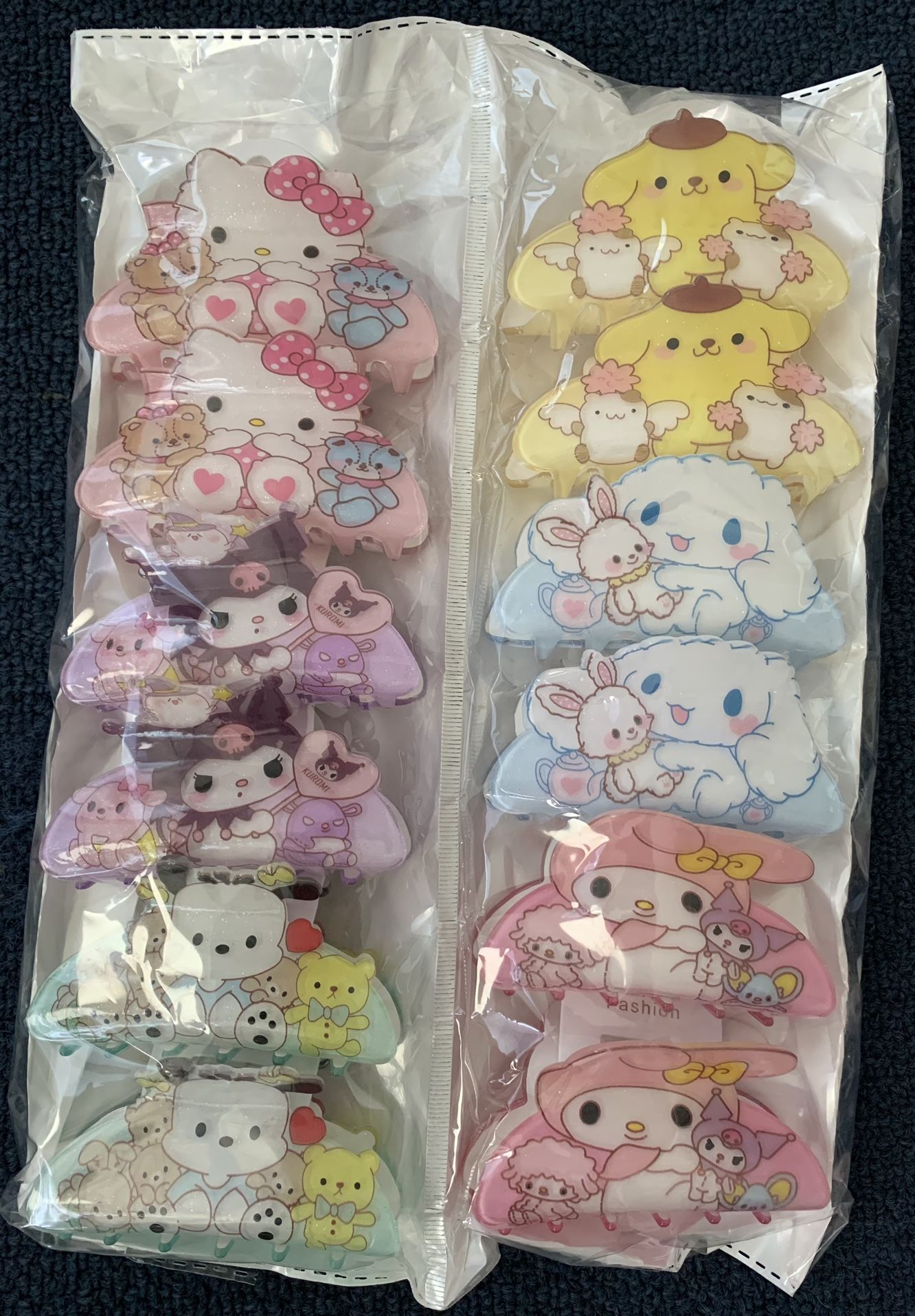 Sanrio Characters Hair Clips Accessories 