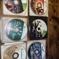 Bundle Of 6 Xbox 360 Games Disc Only Tested And Working