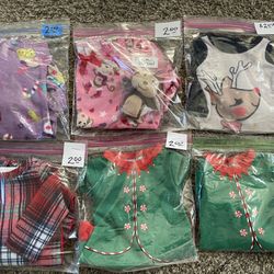 Holiday Doll Nightgowns Fit American Girl $2 & $3 Each