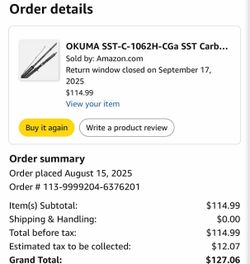 Okuma sst rod
