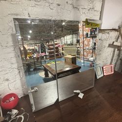Small mirrored medicine cabinet